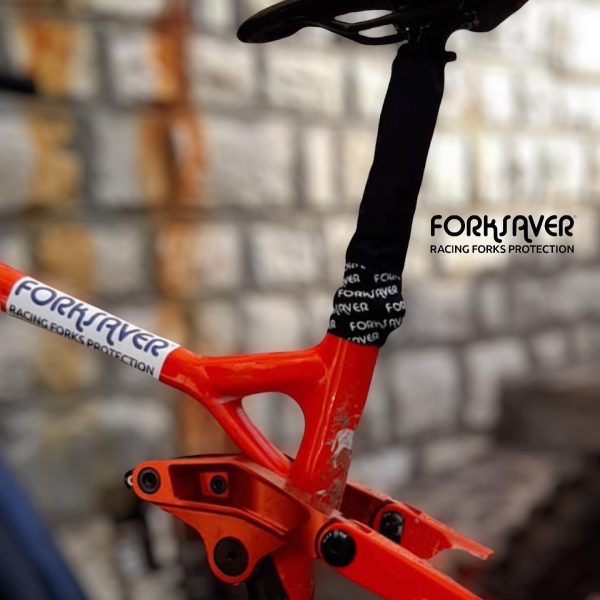Forksaver® BIKE Calza di protezione per reggisella telescopico colore NERO - immagine 2