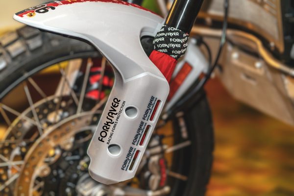 Forksaver® LUNGO per Ducati DESERT-X NUOVO MODELLO CON 3 ELASTICI IN 5 COLORI - immagine 3