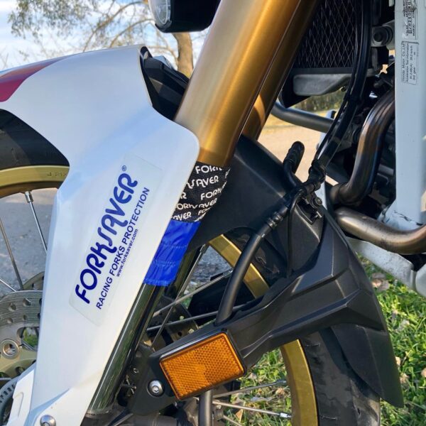 Forksaver® FAST CORTO con velcro per Africa Twin 4 COLORI - SI INSTALLANO IN 10 SECONDI - immagine 5