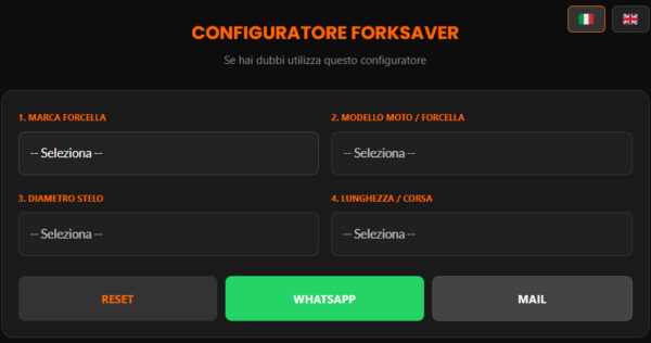 configuratore forksaver